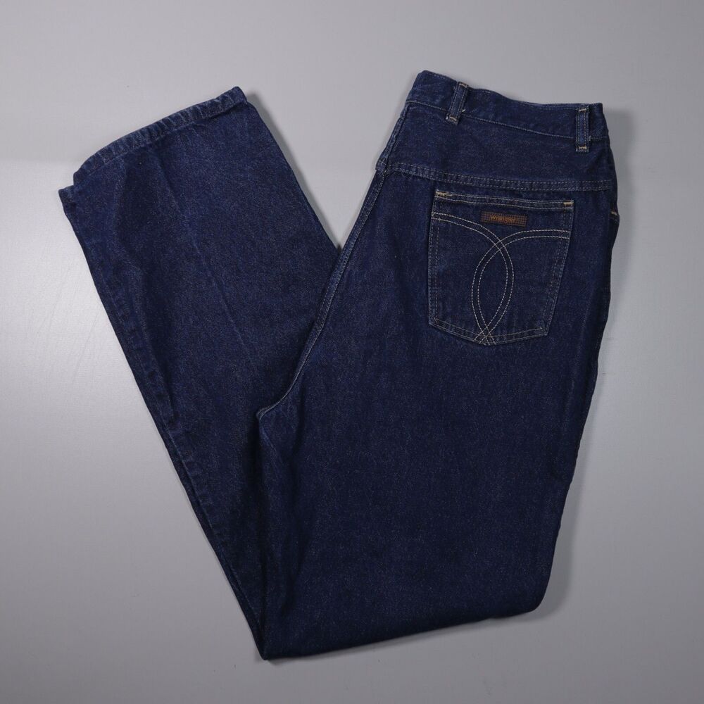 Vintage Wrangler Made in USA Womens Fit  Blue Jeans Size 34 x 32